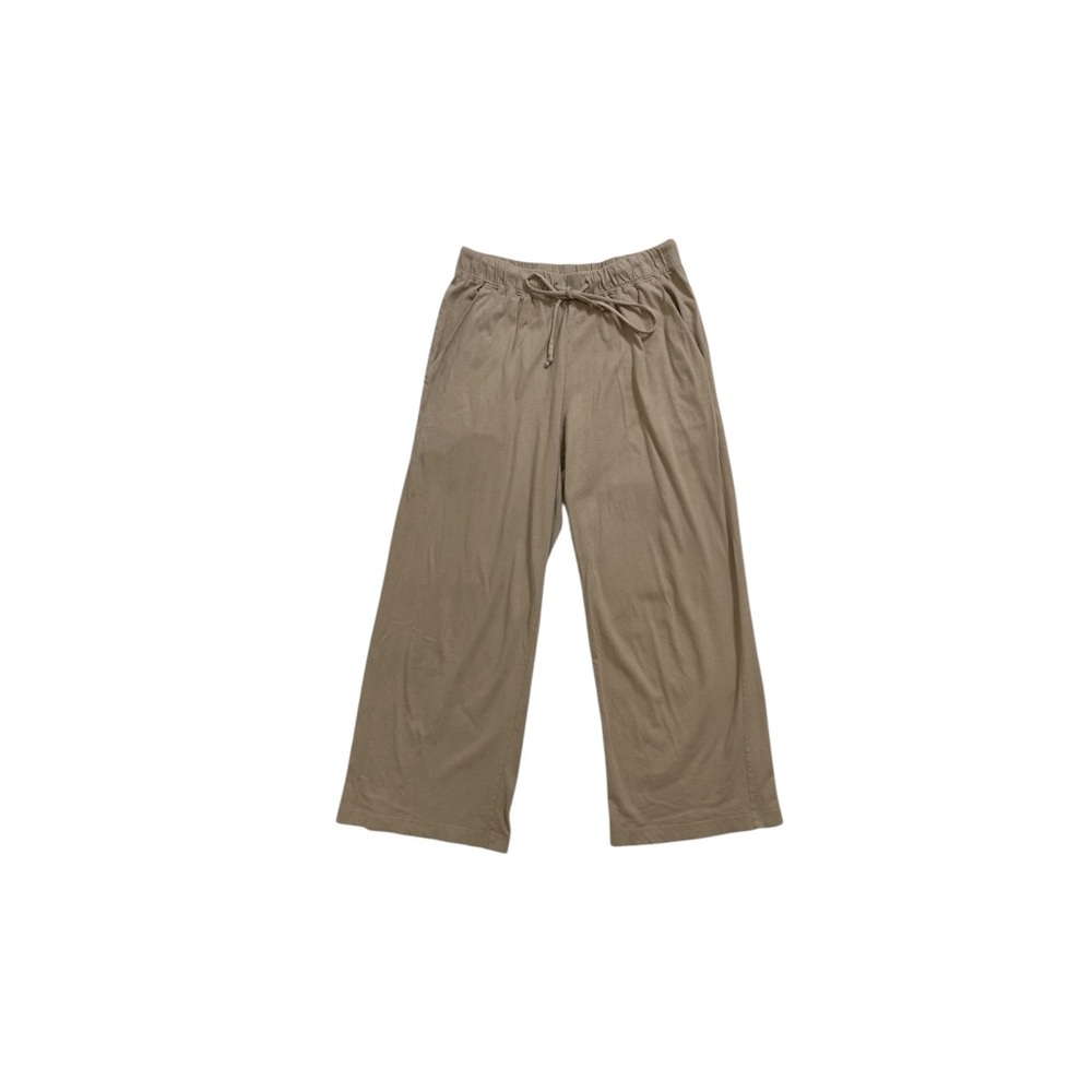 Pale Beige organic cotton straight leg pants by Parachute - size Small